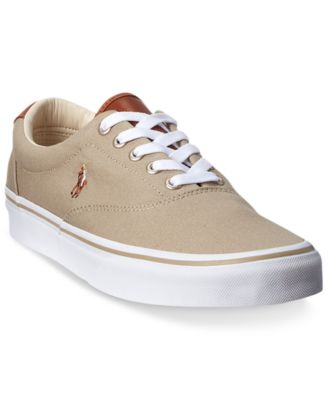 ralph lauren men's canvas sneakers