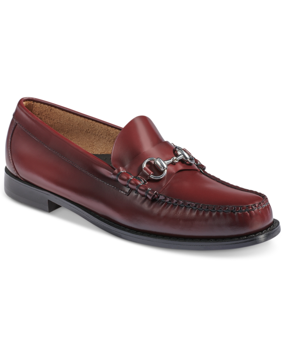 G.h.bass Men's Lincoln Leather Penny Loafers - Wine