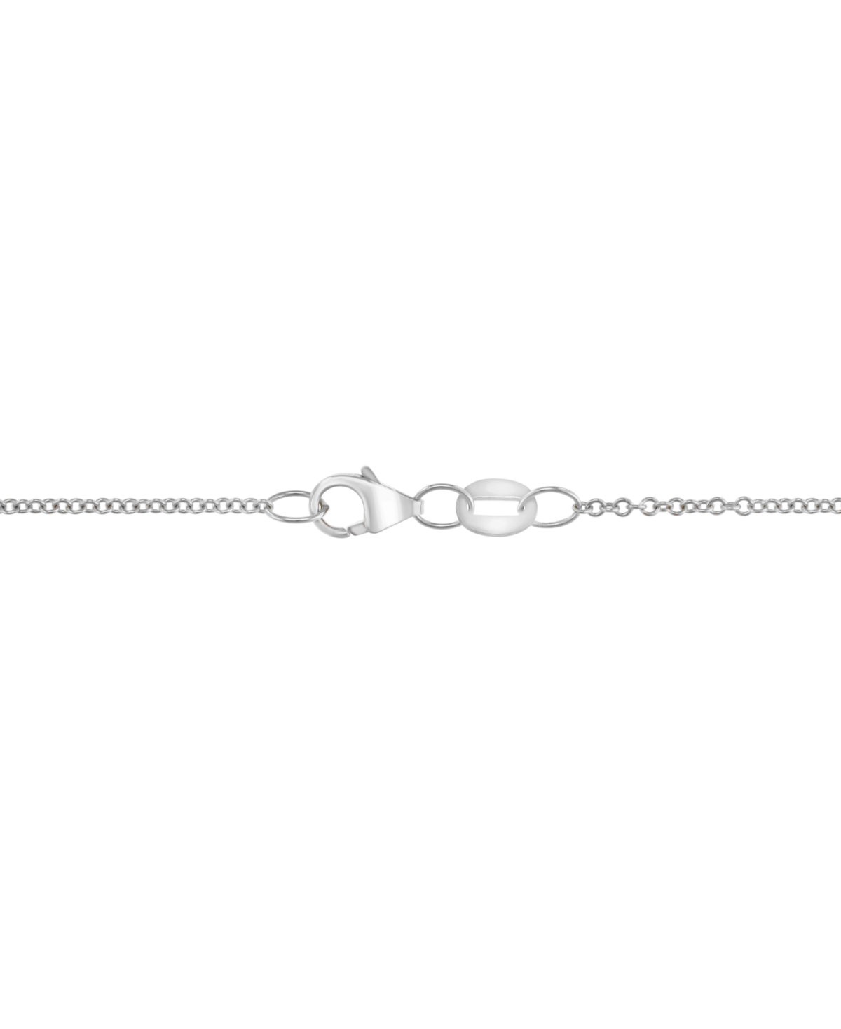 Effy Diamond Pear Halo Pendant Necklace (3/8 ct. t.w.) in 14k- White Gold