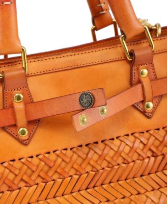 Women's Genuine Leather Lantana Satchel Bag
