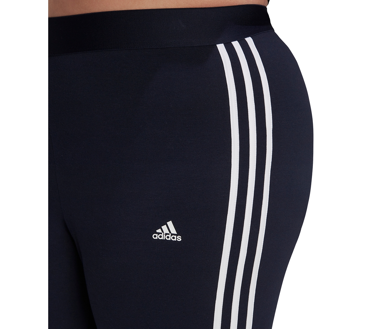 adidas Women's Essentials 3-Stripe Full Length Cotton Leggings, Xs-4X