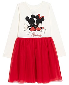 Little Girls Mickey and Minnie Dress
