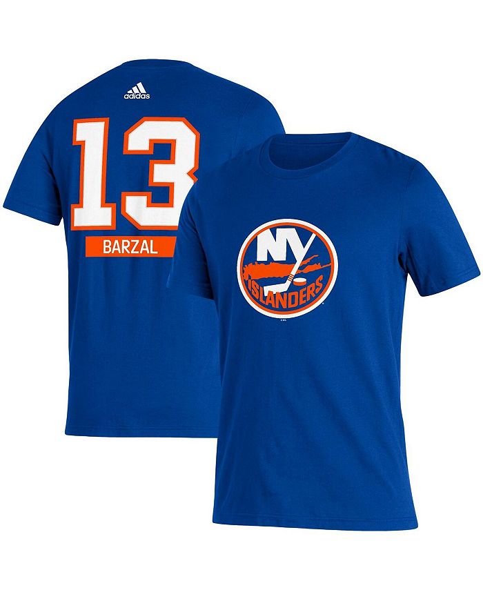 Youth New York Islanders Mathew Barzal Royal Player Name & Number T-Shirt