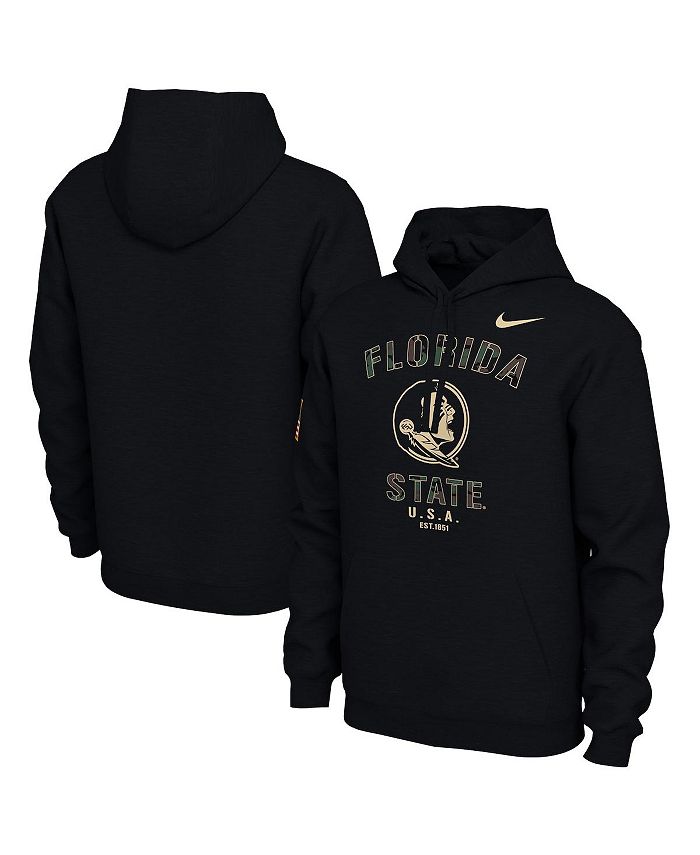 Nike Men's Black Florida State Seminoles Veterans Day Pullover Hoodie -  Macy's