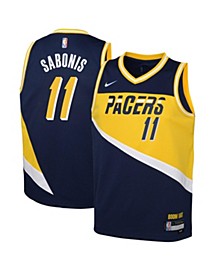Youth Unisex Domantas Sabonis Navy Indiana Pacers 2021/22 Swingman Jersey - City Edition