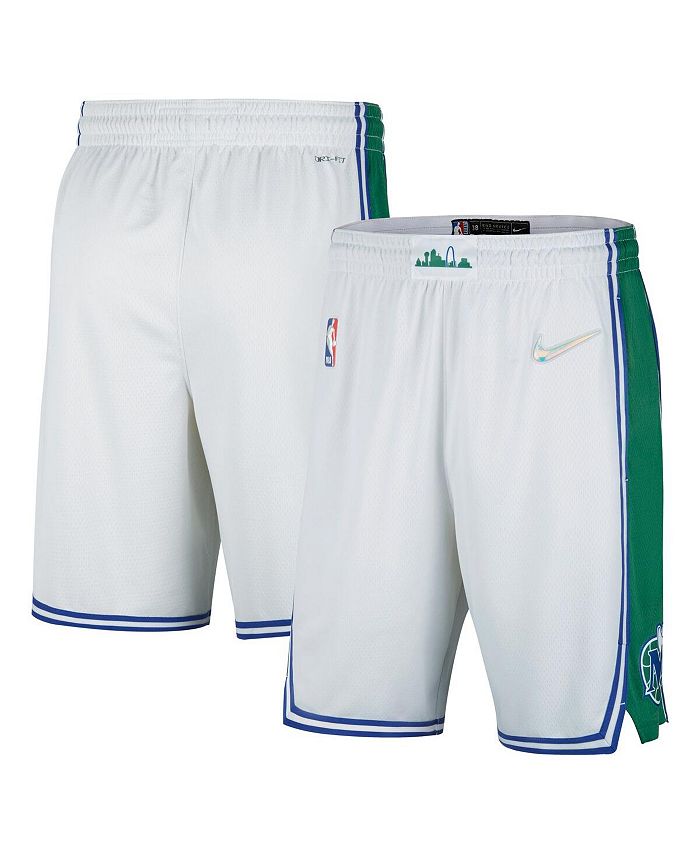 Nike Men's White and Green Dallas Mavericks 2021/22 City Edition ...