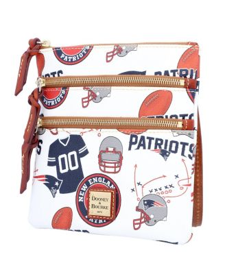 Women's New England Patriots Triple-Zip Crossbody Purse
