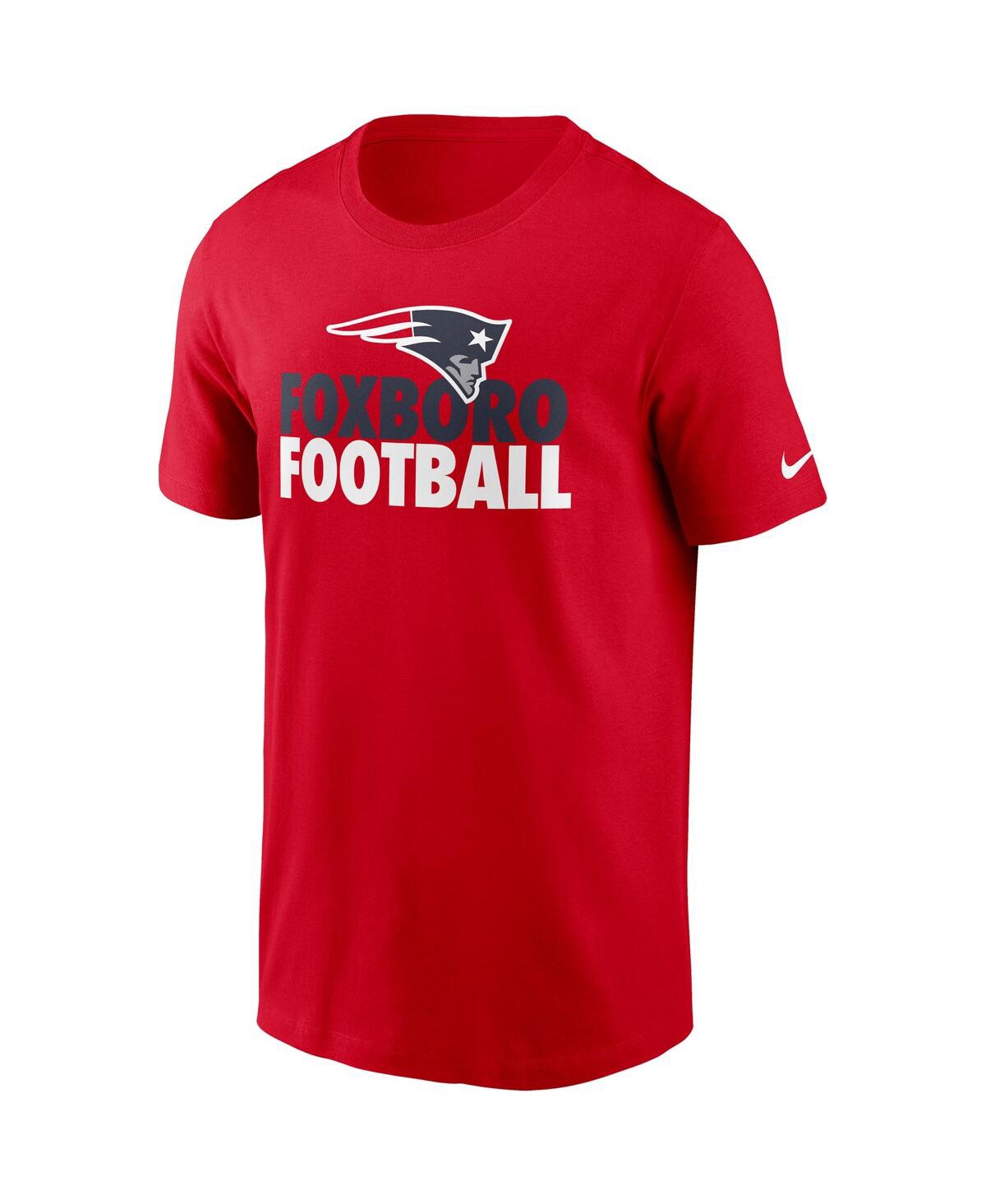 Men's NikeNew England Patriots Hometown Collection Foxboro T-shirt - Red