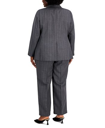 Le Suit 2-pc. Straight Leg Pant Suit-Plus