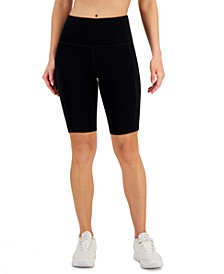 10" Compression Bike Shorts, Regular & Petite, Created for Macy's