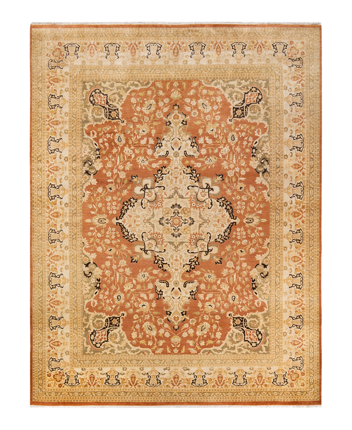 Closeout! Adorn Hand Woven Rugs Mogul M16024 9'2in x 12'2in Area Rug - Brown