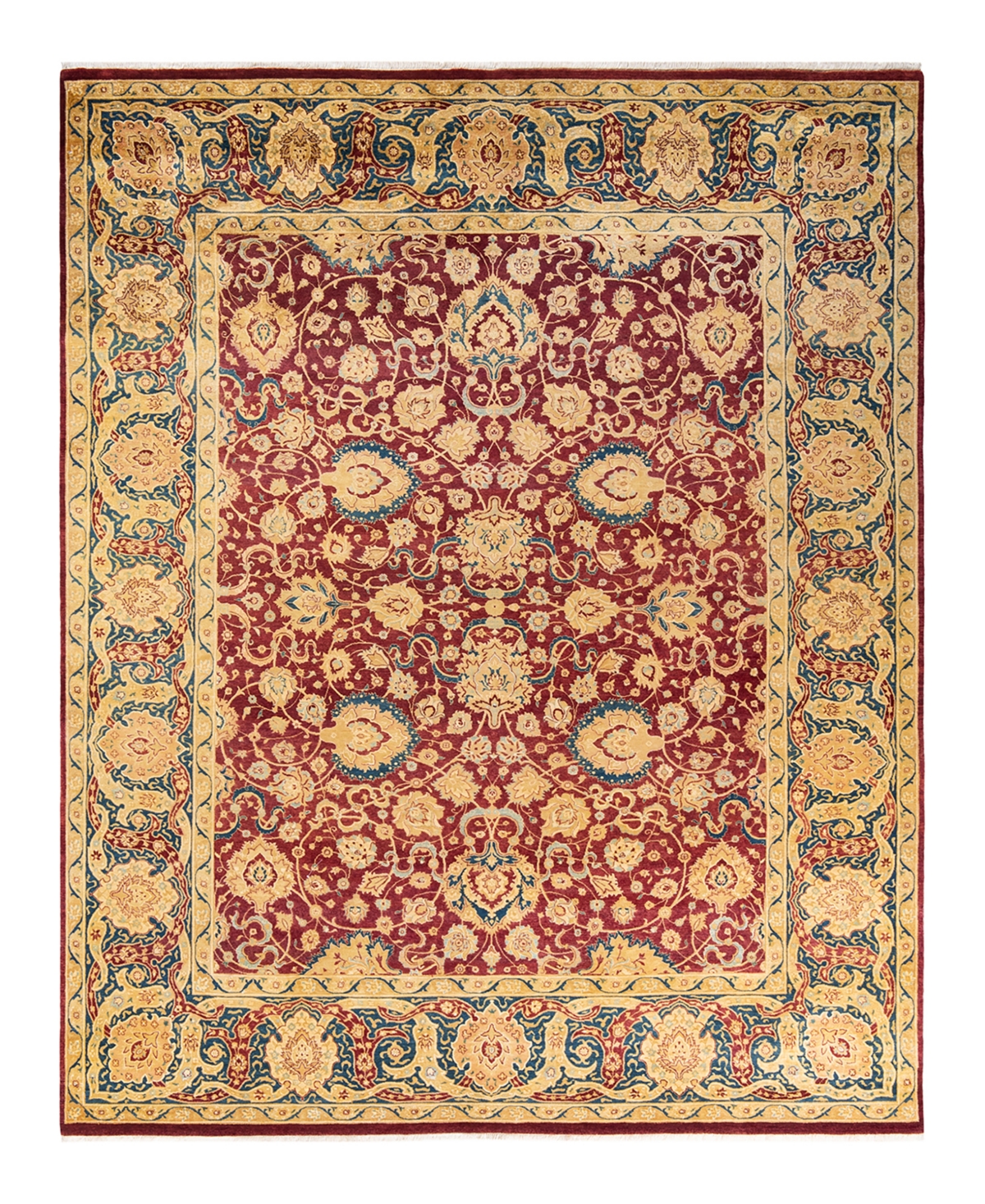 Closeout! Adorn Hand Woven Rugs Mogul M16052 7'10in x 10'3in Area Rug - Red