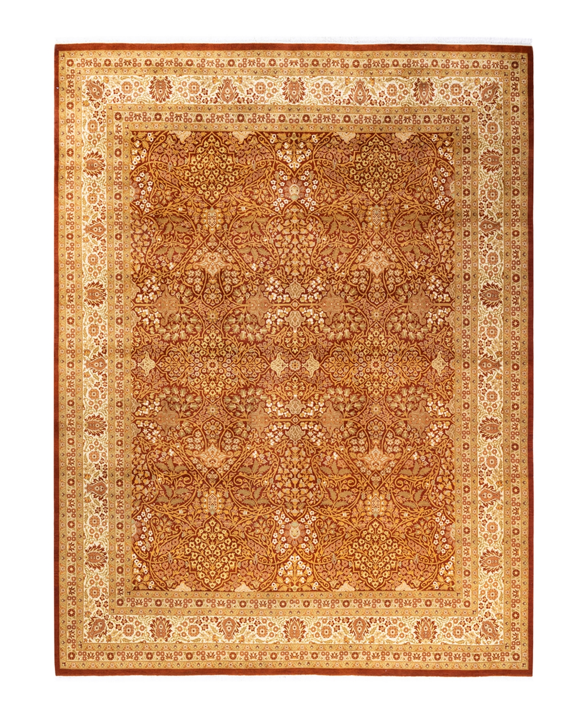 Closeout! Adorn Hand Woven Rugs Mogul M16562 8'2in x 10'10in Area Rug - Orange