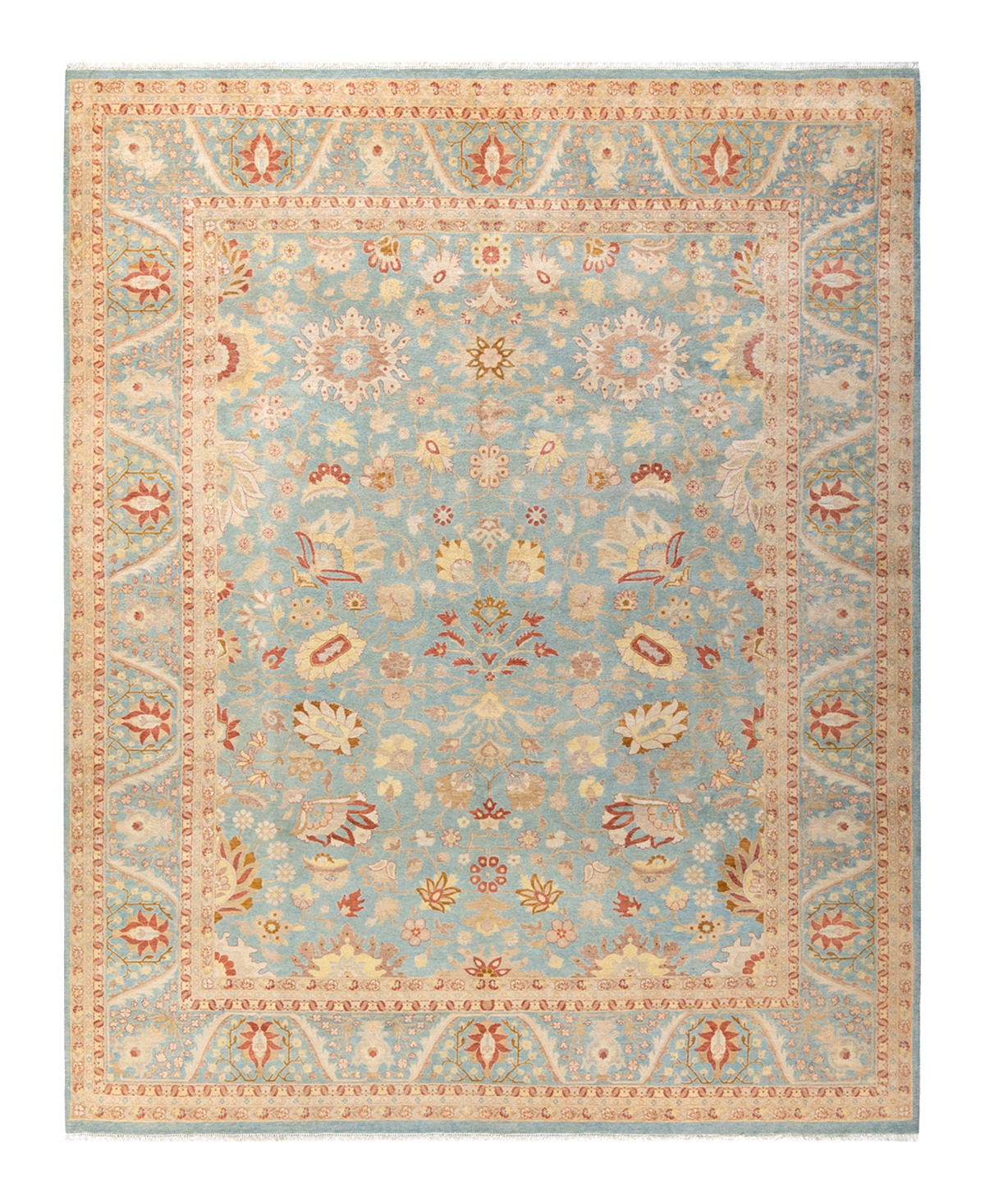 Closeout! Adorn Hand Woven Rugs Mogul M1605 8'3in x 10'6in Area Rug - Mist