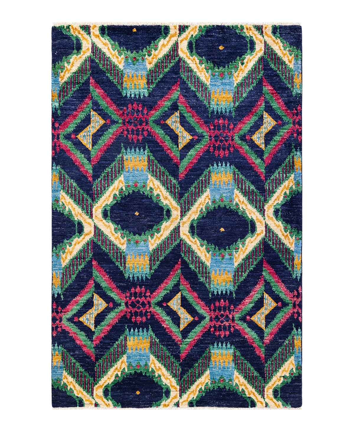 Adorn Hand Woven Rugs Modern M16864 5' x 7'10in Area Rug - Blue