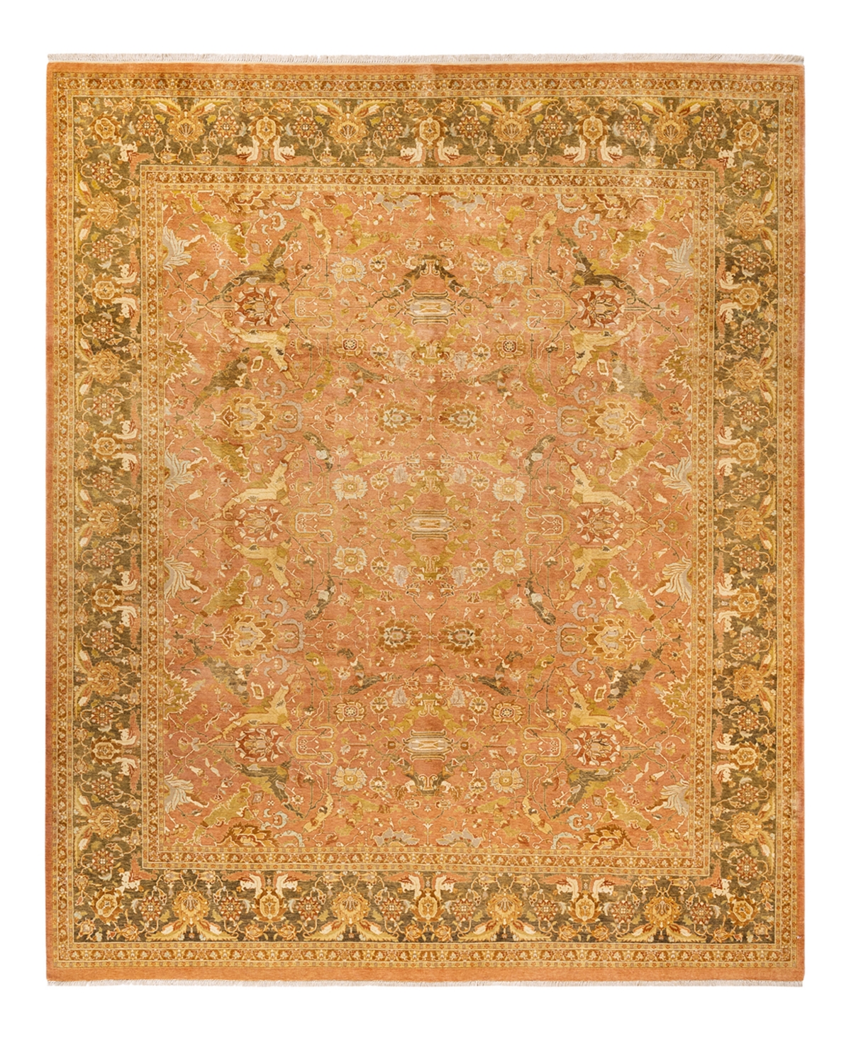 Closeout! Adorn Hand Woven Rugs Mogul M125183 8'2in x 10'3in Area Rug - Brown
