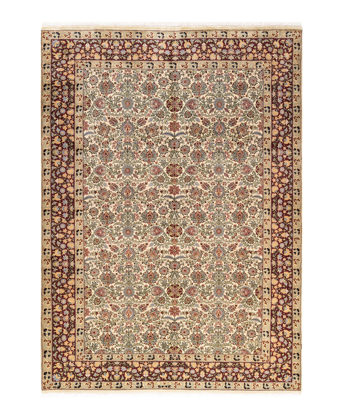Closeout! Adorn Hand Woven Rugs Mogul M14279 6' x 8'7in Area Rug - Ivory