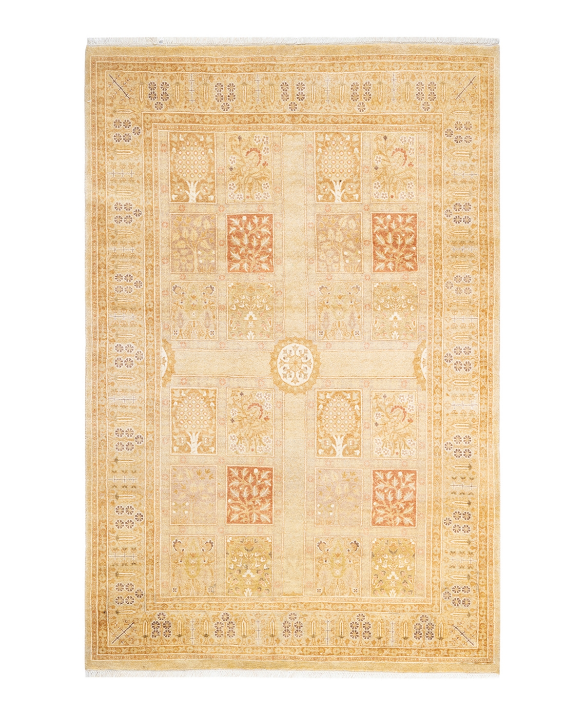 Closeout! Adorn Hand Woven Rugs Mogul M162297 4' x 6'2in Area Rug - Ivory