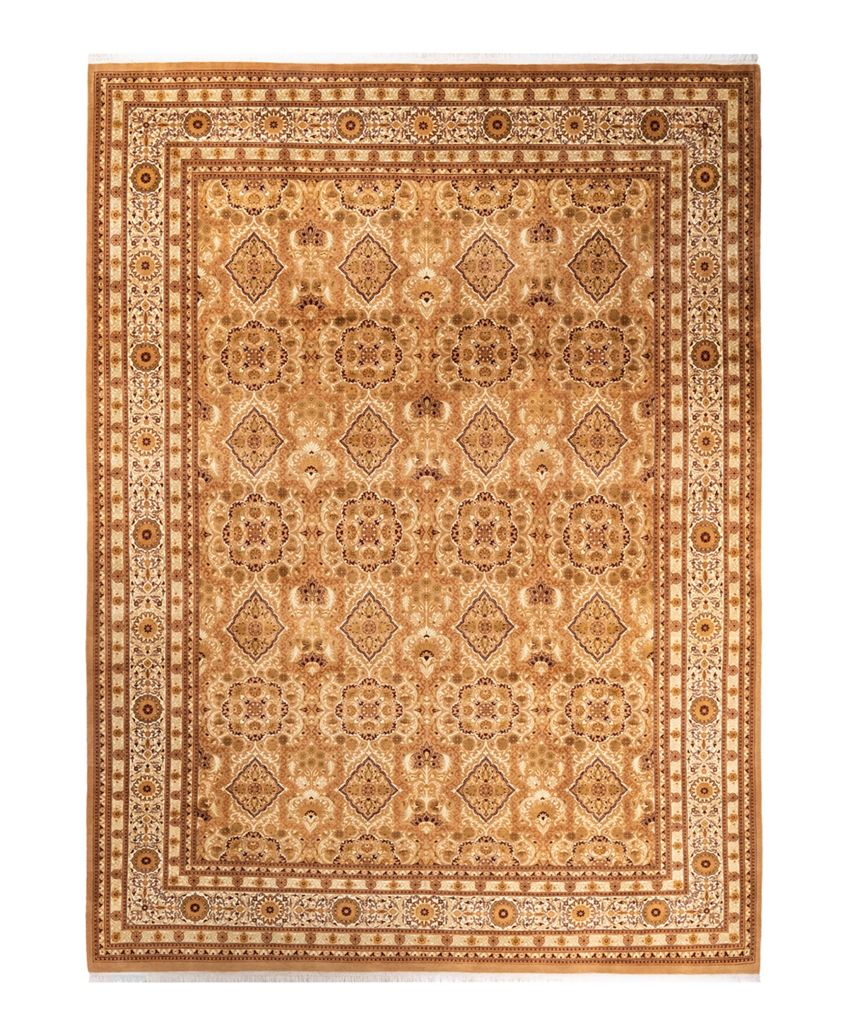 Closeout! Adorn Hand Woven Rugs Mogul M14408 9'3in x 12'9in Area Rug - Yellow