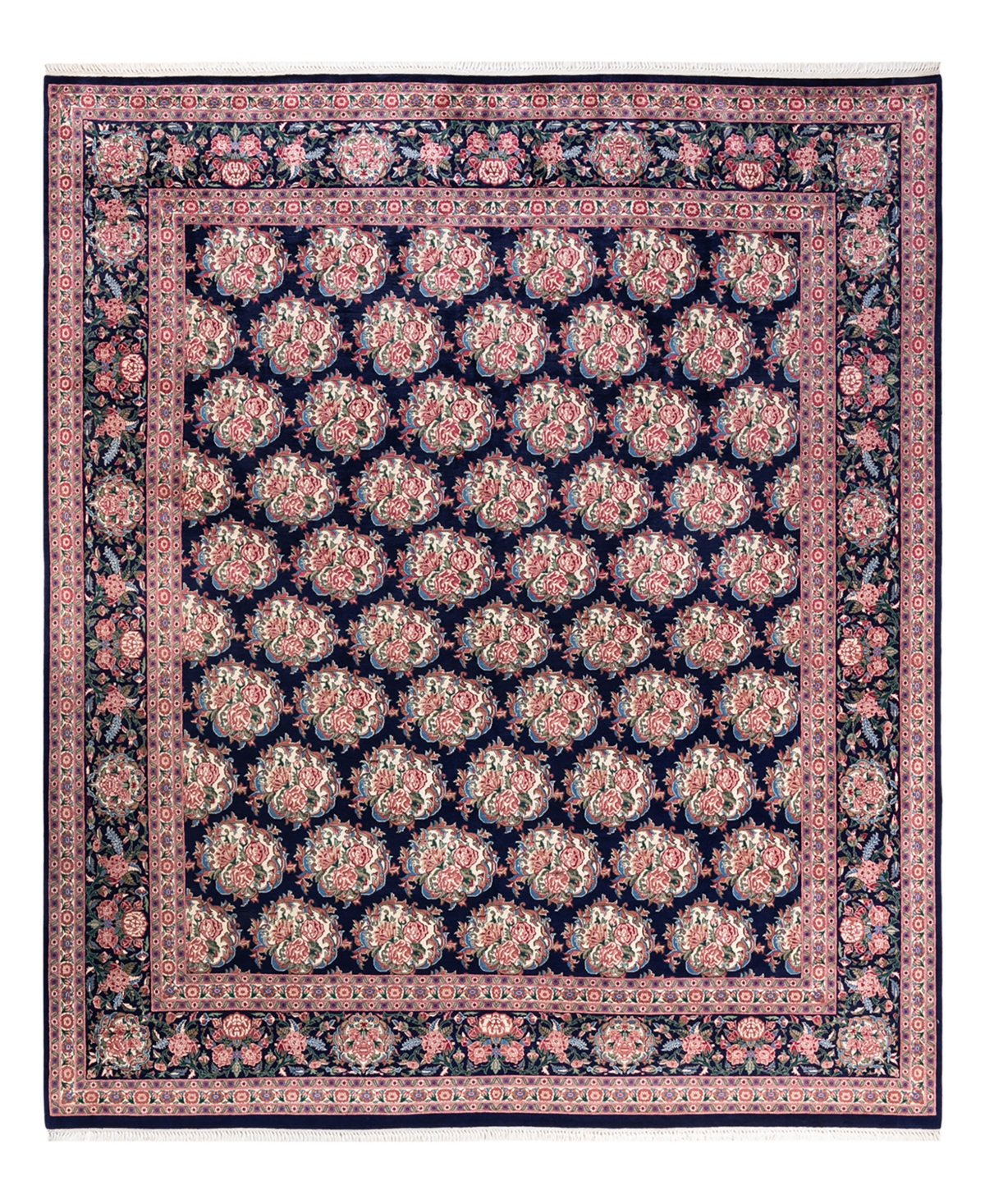 Closeout! Adorn Hand Woven Rugs Mogul M208315 9'1in x 10'7in Area Rug - Blue