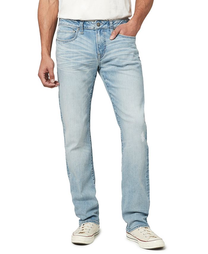 Buffalo David Bitton Men's Crinkled Classic Straight Six Jeans - Macy's