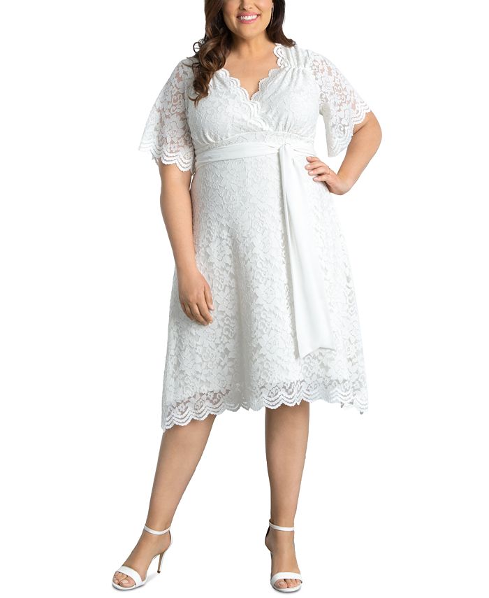 Kiyonna Women's Plus Size Graced With Love Dress - Macy's