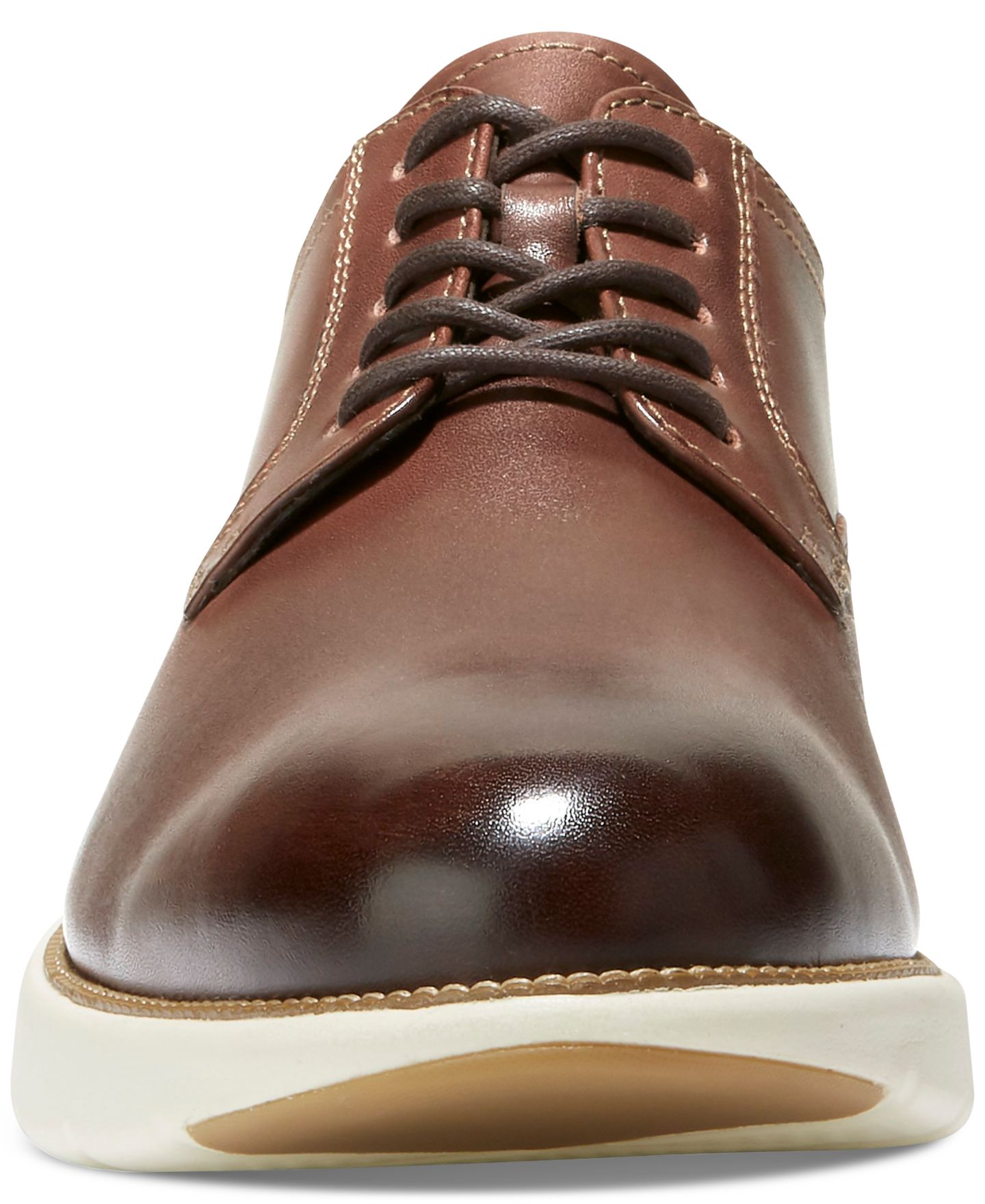 Обувь Cole Haan Men's Grand Atlantic Oxford Dress Shoe, цвет: Каштановый / Слоновая кость — фото 4