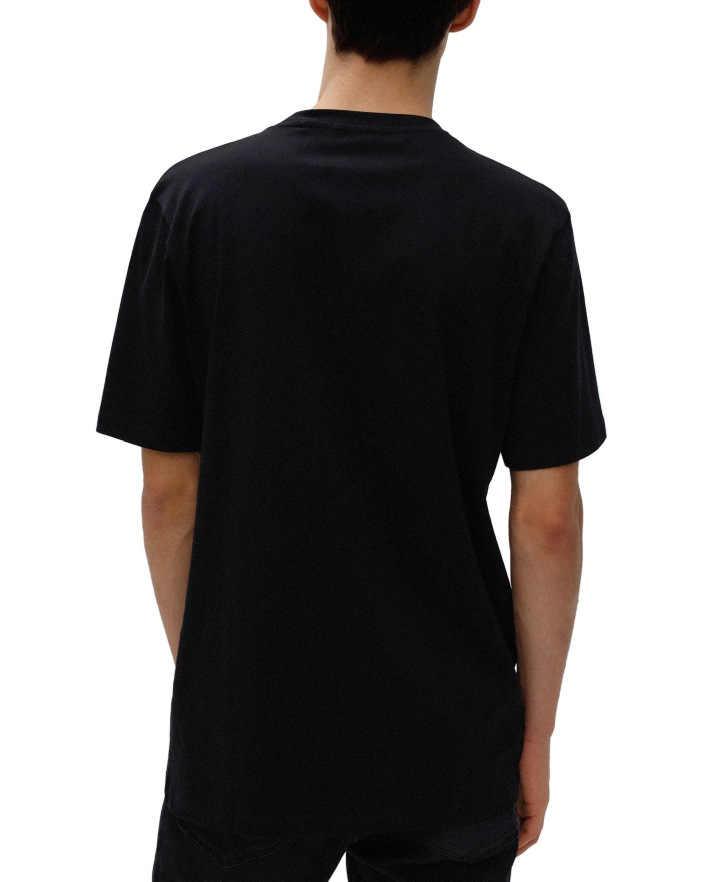 Мужская футболка Hugo Boss Dulivio Logo Graphic, цвет: Чёрный — фото 3