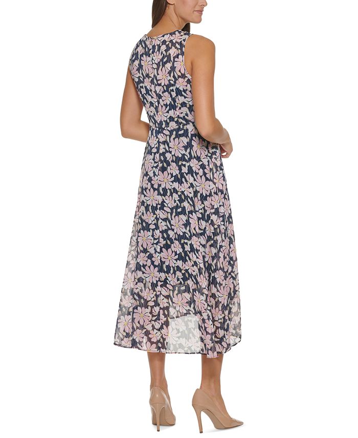 Tommy Hilfiger Floral-Print Midi Dress - Macy's