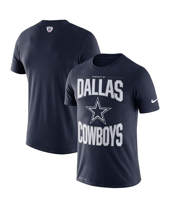Nike Men's Dallas Cowboys Team Logo Sideline Property Of Performance T ...