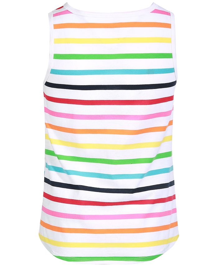 Epic Threads Big Girls StripePrint Tank, Created for Macy's Macy's