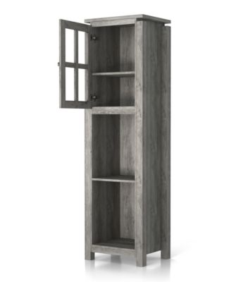 Migley Open Shelves Tower Cabinet