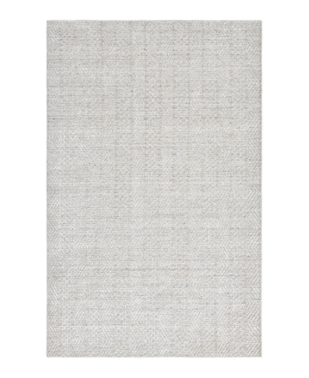 Timeless Rug Designs Beth S3353 5' x 8' Area Rug - Silver-Tone