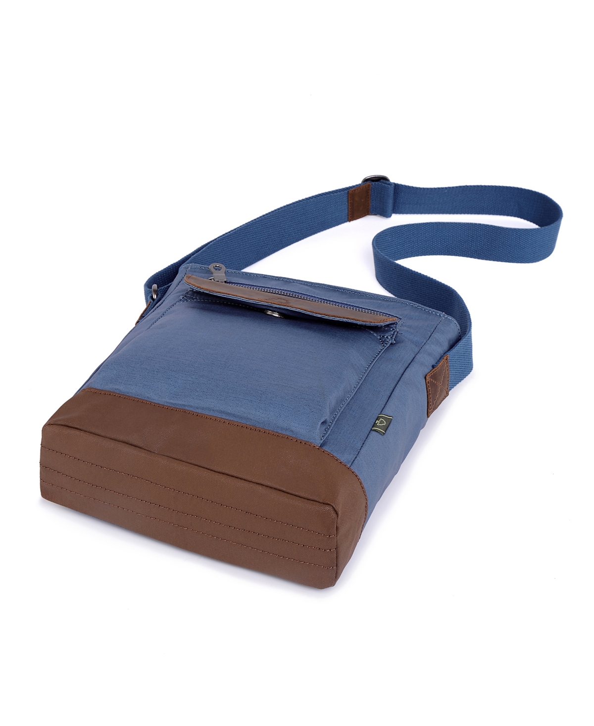 Tsd Brand Urban Light Canvas Crossbody Handbag In Denim Blue