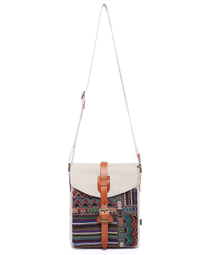 TSD BRAND Four Season Canvas Crossbody Bag Macy's