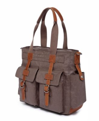 Urban Light Coated Canvas Tote Bag