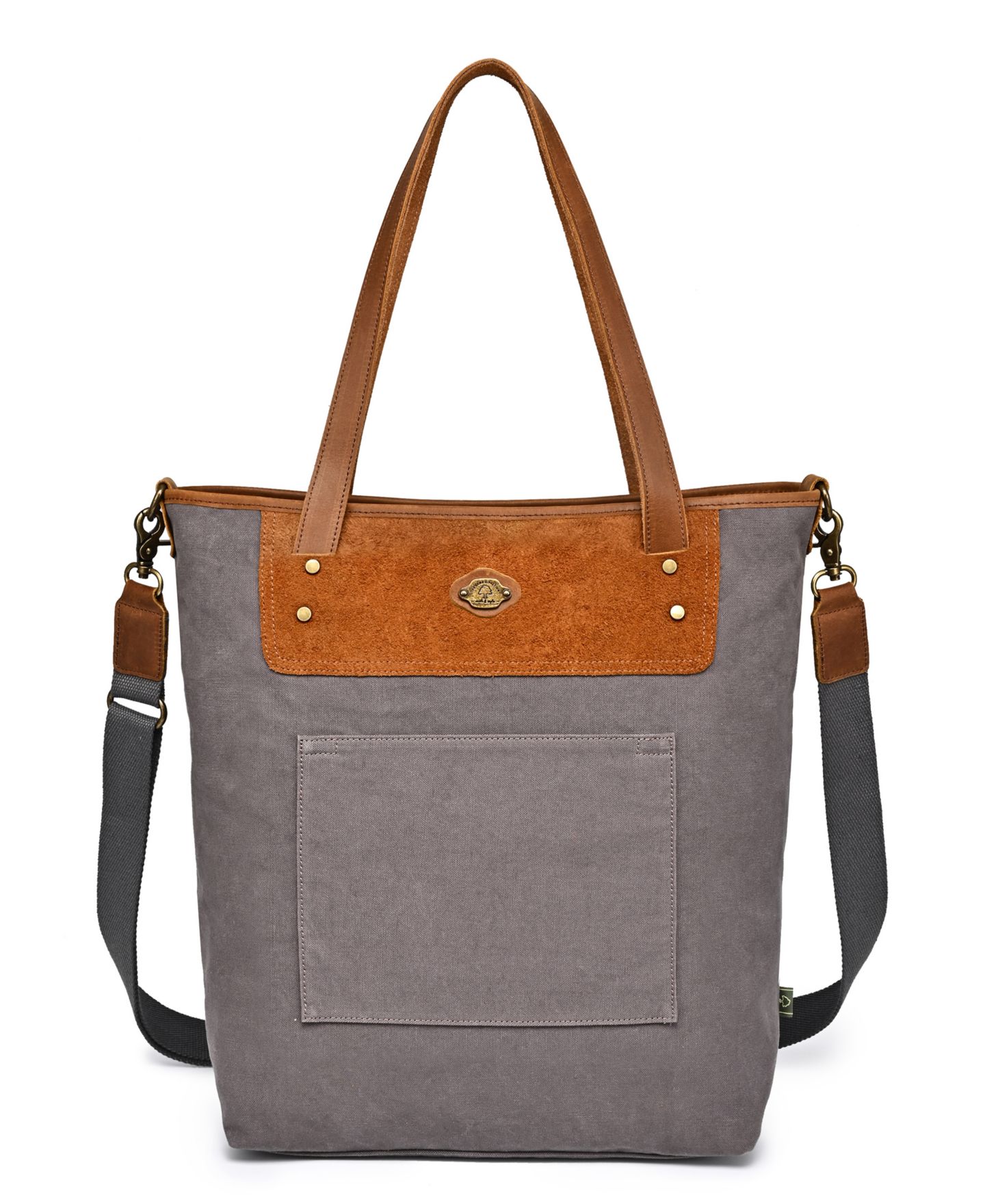 Женская сумка TSD BRAND Valley Oak Canvas, цвет: Серый — фото 1