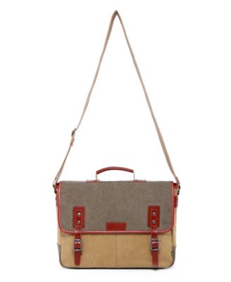 Mountain Wood Canvas Messenger Bag