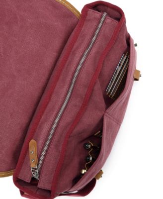 Mountain Wood Canvas Messenger Bag