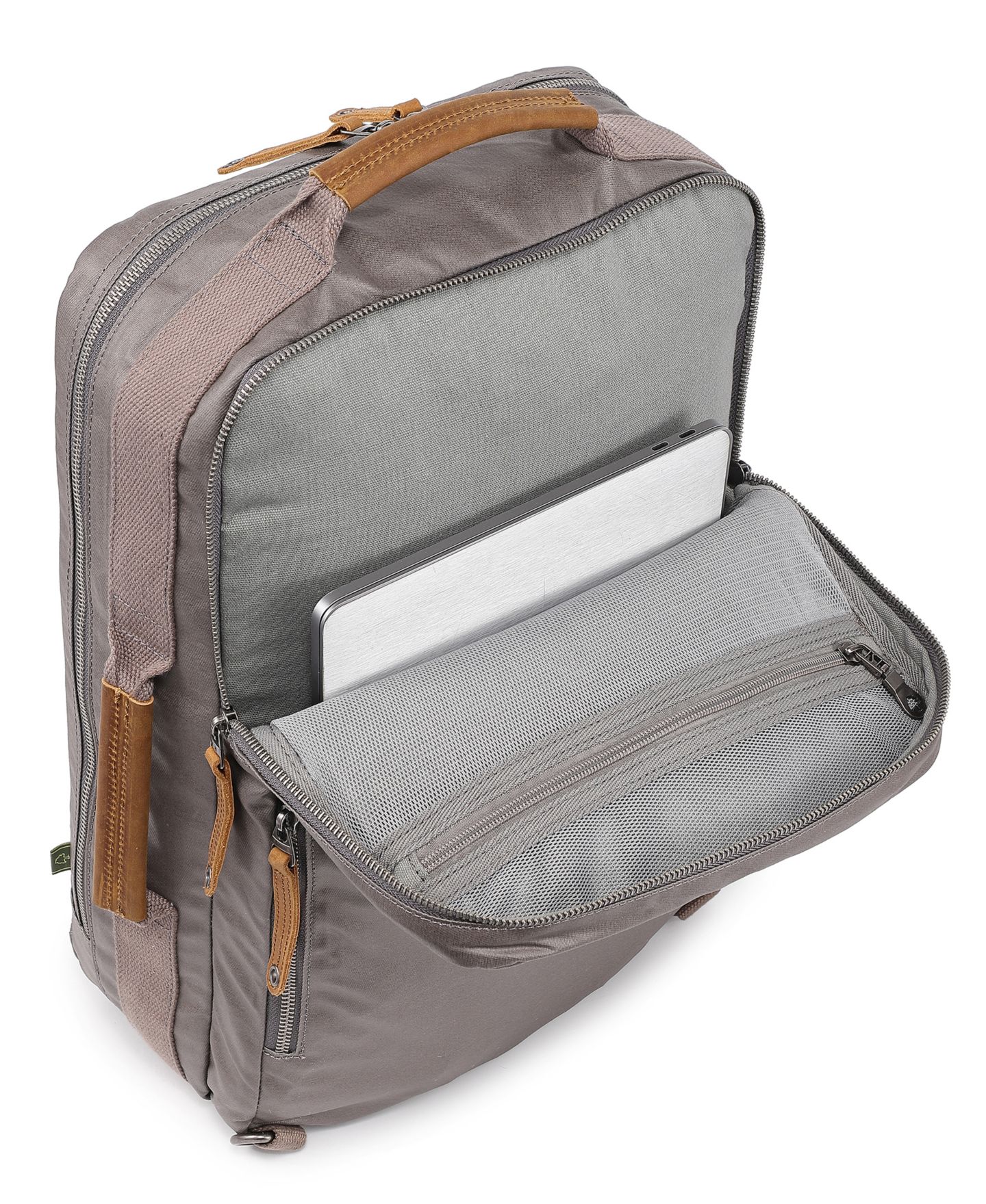 Рюкзак TSD BRAND Madrone Coated Canvas, цвет: Серый — фото 4