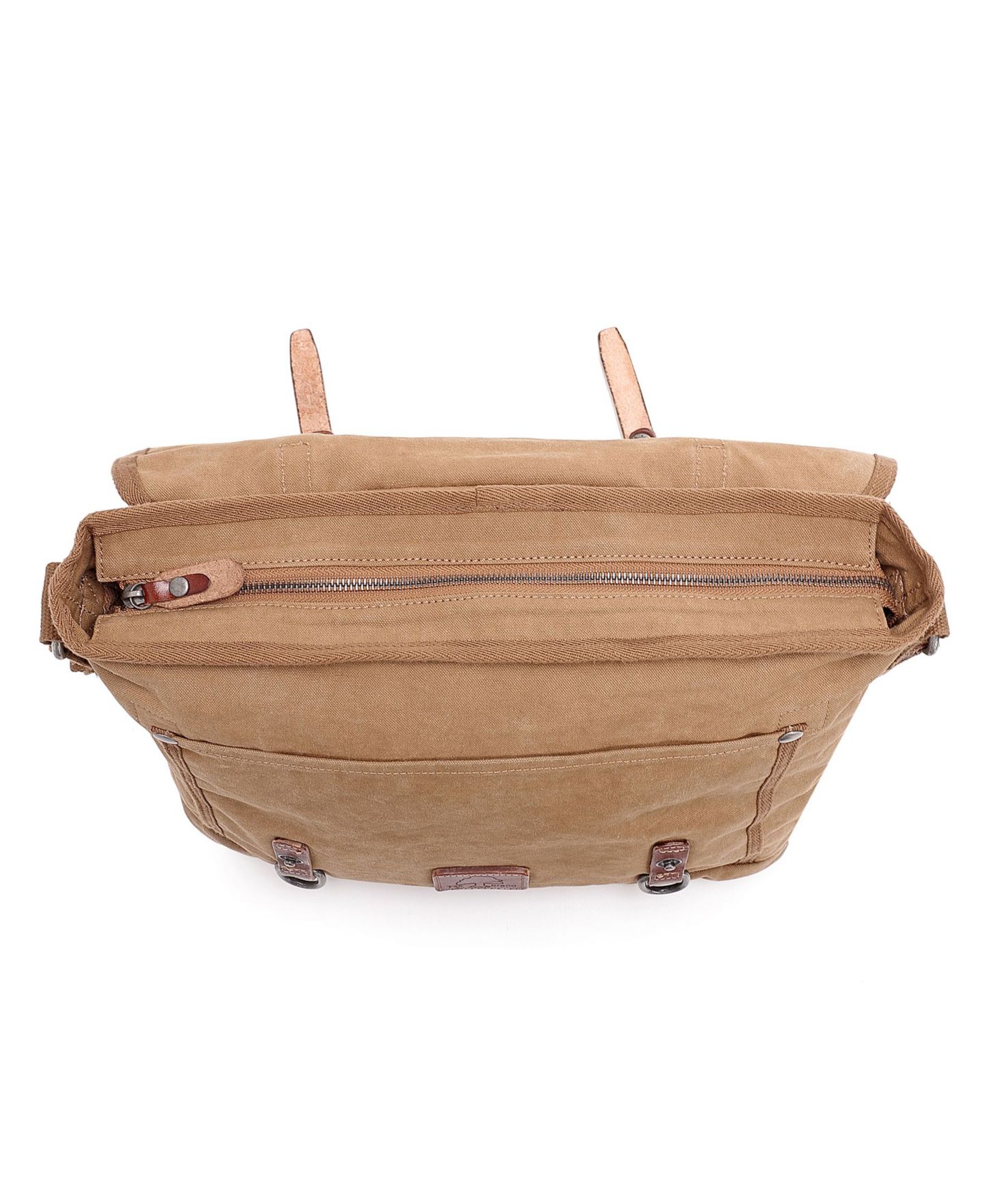 Женская сумка TSD BRAND Forest Canvas Messenger, цвет: Хаки — фото 6