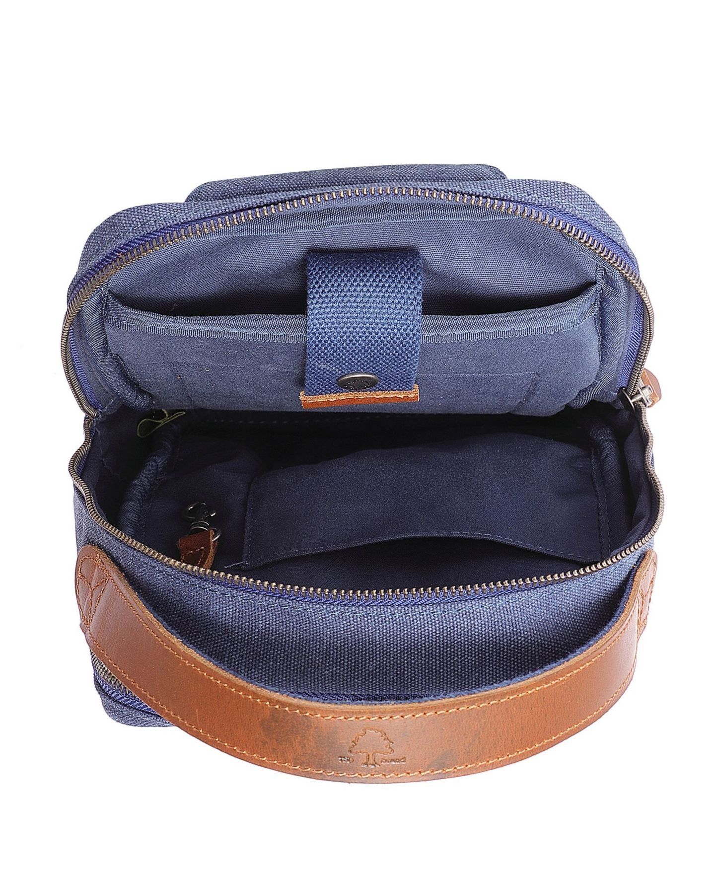 Женская сумка TSD BRAND Madrone Convertible Canvas Sling, цвет: Тёмно-синий — фото 2