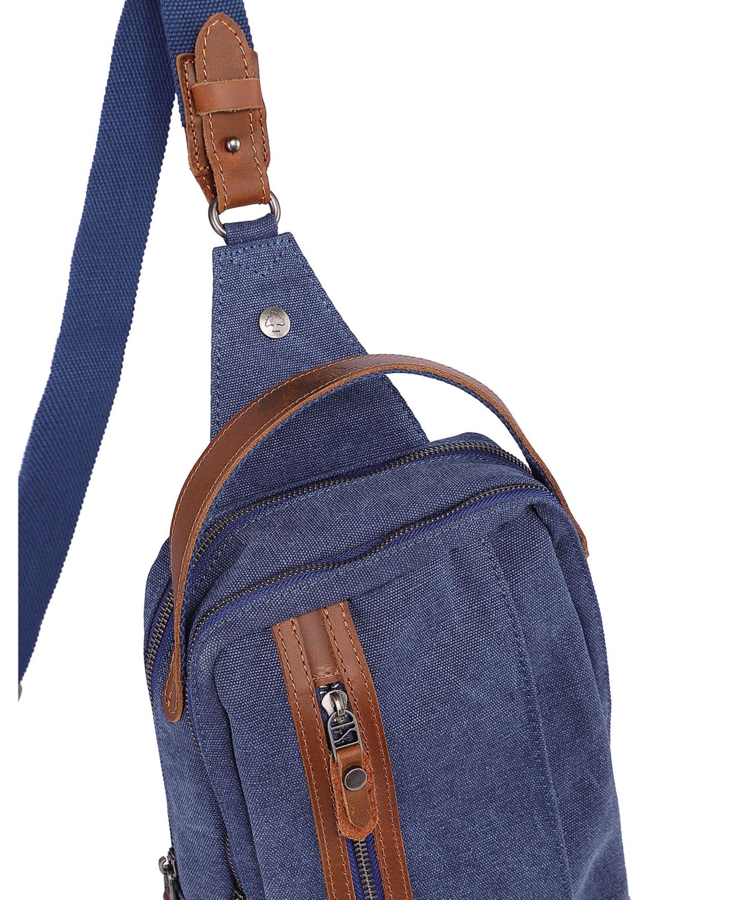 Женская сумка TSD BRAND Madrone Convertible Canvas Sling, цвет: Тёмно-синий — фото 10