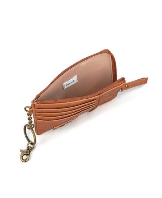 Women's Iris Leather Card Case Wallet