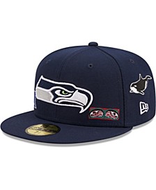 Men's College Navy Seattle Seahawks Team Local 59FIFTY Fitted Hat