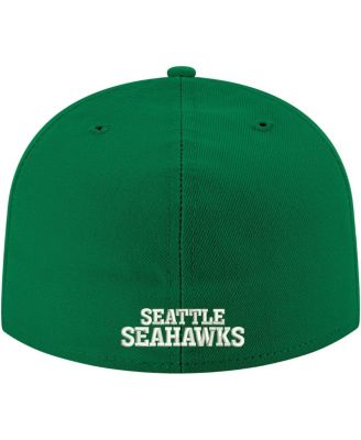 New Era Men's Kelly Green Seattle Seahawks Omaha Throwback