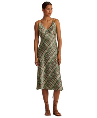 ralph lauren plaid dress women