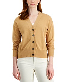 Women's Cropped Button Cardigan, Created for Macy's