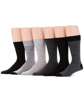 Perry Ellis Portfolio - Men's 6-Pk. Pindot Casual Dress Socks