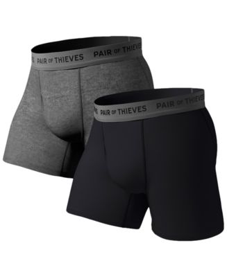 Pair of Thieves Men's SuperFit Breathable Mesh Boxer Brief 2 Pack - Macy's